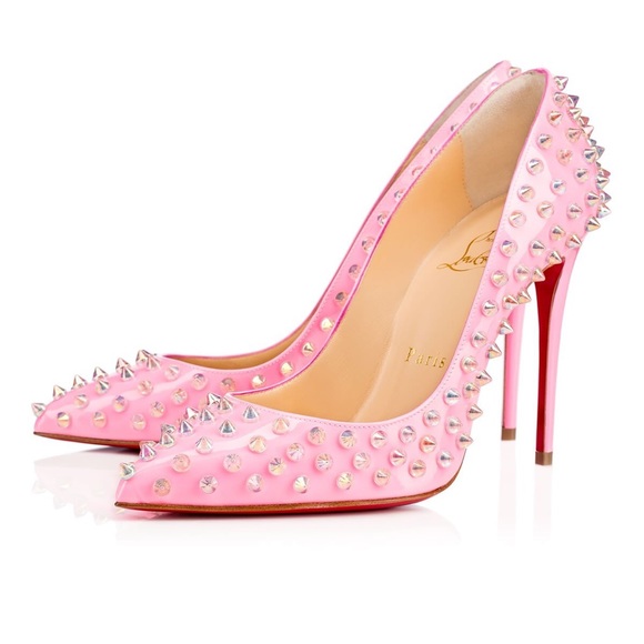 pink christian louboutin shoes